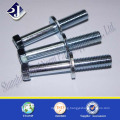 DIN933 Grade 4.8 Hexagonal Bolt with Yellow Zinc